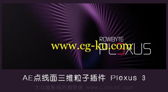[修复破解] AE插件-点线面三维粒子插件 Plexus v3.1.8 Win 中文汉化版的图片1