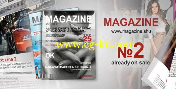 AE模板-新闻杂志报刊介绍宣传片头 New Magazine N2的图片1