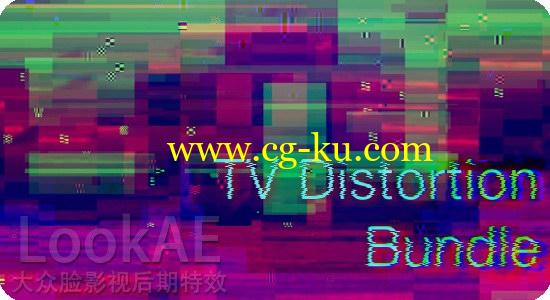 Ae/Pr插件-画面像素破损信号干扰色彩分离失真插件 TV Distortion Bundle V1.0 Mac破解版的图片1