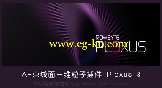 AE插件-点线面三维粒子插件 Rowbyte Plexus v3.1.9 Win/Mac大众脸破解版的图片1