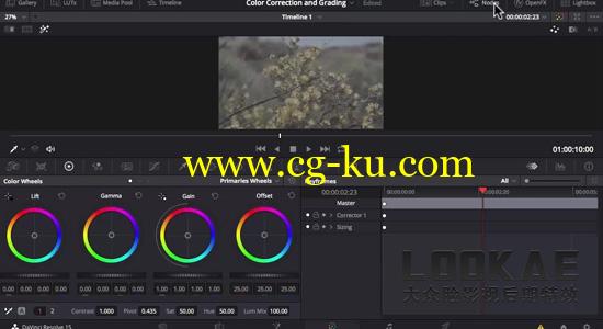 达芬奇15基础视频调色训练教程SKillshare – Color Correction and Color Grading of videos with DaVinci Resolve 15的图片1