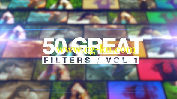 Apple Motion模板 – 50种视频调色滤镜预设 50 Great Filters的图片1