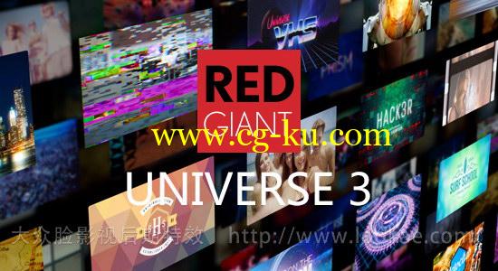 AE/PR/OFX/达芬奇/VEGAS红巨人视觉特效+转场插件包Red Giant Universe 3.0.2 CE Win破解版的图片1