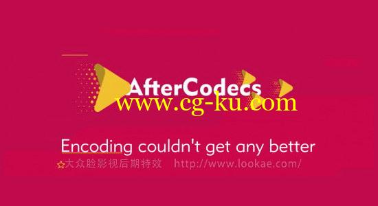 AE/PR/AME插件-特殊编码加速输出渲染插件Aescripts AfterCodecs v1.6.0+使用教程的图片1