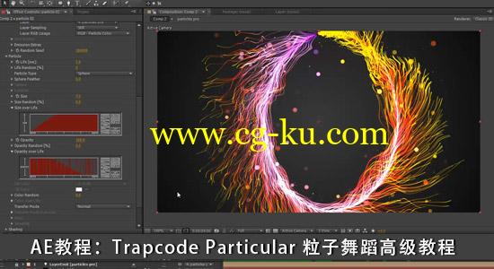 AE教程：Trapcode Particular 粒子舞蹈高级教程 Particle Dance的图片1