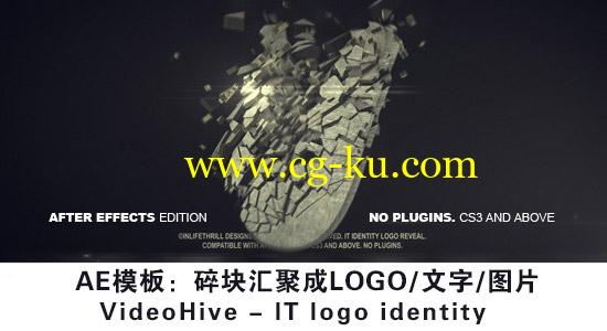 AE模板：碎块汇聚成LOGO/文字/图片 VideoHive – IT logo identity的图片1