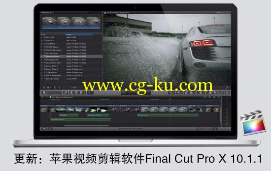 更新：苹果视频剪辑软件Final Cut Pro X 10.1.1的图片1