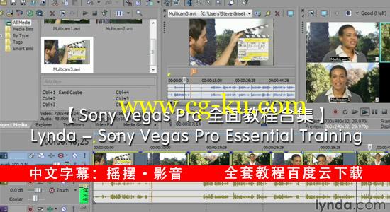 【中文字幕】Lynda – Sony Vegas Pro Essential Training 全面教程合集的图片1