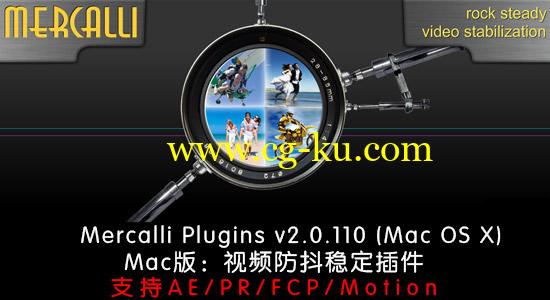 MAC版：AE/PR/FCP/Motion防抖稳定插件：ProDAD Mercalli v2.0.110的图片1