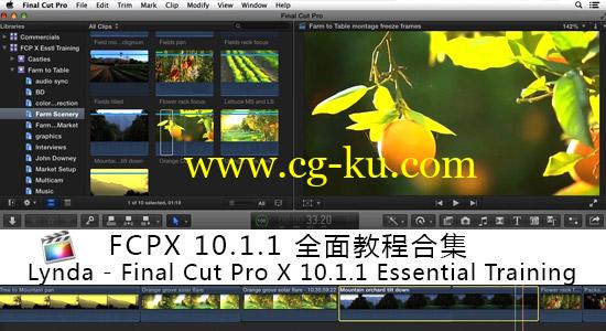 Lynda – Final Cut Pro X 10.1.1 Essential Training 全面教合集的图片1