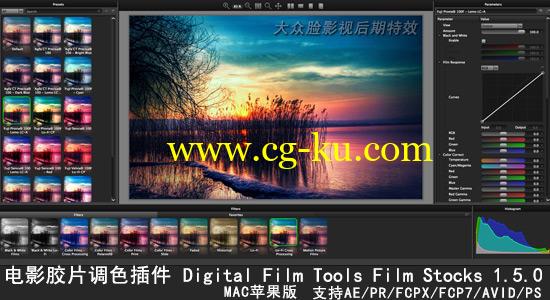 Mac版：AE/PR/FCPX 电影胶片调色插件 Digital Film Tools Film Stocks 1.5.0的图片1