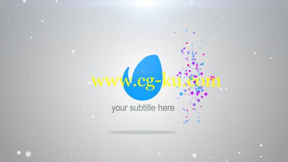 AE模板-扁平化粒子LOGO汇聚 VideoHive Particles Logo Revealer的图片1