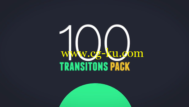 AE模版：100组MG动态图形转场动画 100 Transitions Pack的图片1