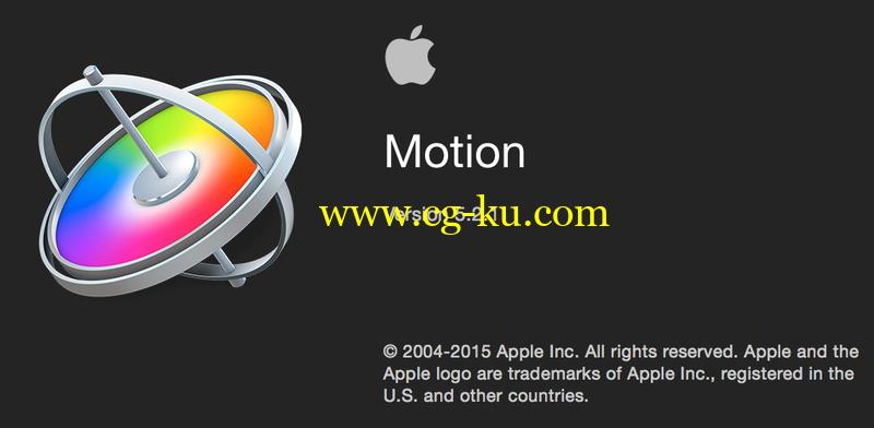 更新：苹果视频编辑软件 Motion 5.2.1（多国语言-含中文）的图片1