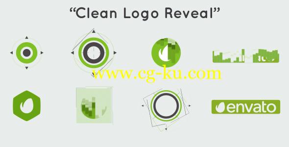 AE模版：MG动画简洁LOGO标志展示 Clean Logo Reveal的图片1