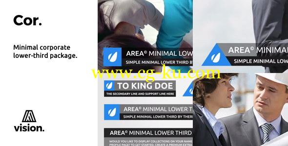 AE模版：公司企业商务宣传字幕条 AREA – Corporate Lower Third Pack的图片1