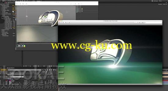 C4D+AE教程：三维立体LOGO制作 Create a 3D Extruded Logo inC4D and AE的图片1