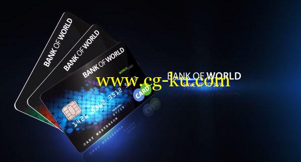 AE模版：银行卡展示动画 Plastic card promotion的图片1