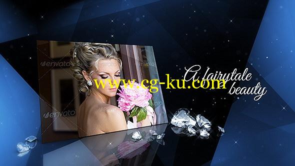 AE模板：精美奢华钻石婚礼幻灯片照片展示相册包装效果的图片1