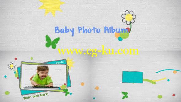 AE模板：MG卡通儿童照片展示效果 Baby Photo的图片1