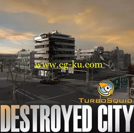 Turbosquid 3D Model Destroyed City Blocks的图片1