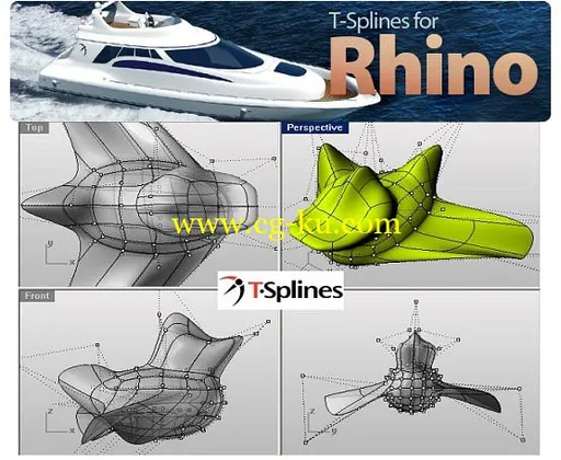 Autodesk T-Splines Plug-in for Rhino v4.0.r11183 x64的图片1