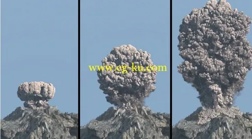 Maya模拟火山爆炸的图片1