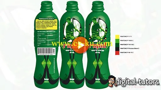 Sports Bottle Package Design in Photoshop and Illustrator的图片1