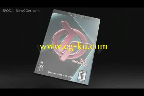 3D效果的DVD光盘包装演示动画,含音频的图片1