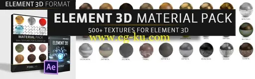 The Pixel Lab Material Pack For Element 3D V2的图片1