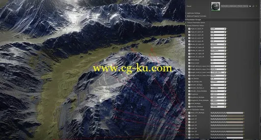 Unreal Engine 4 Marketplace – AutoLandscapeAlpine的图片1