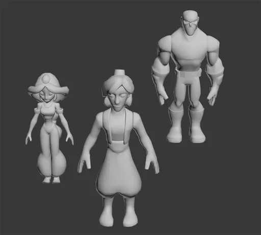 disney infinity - 91 models in obj format (no textures)的图片1