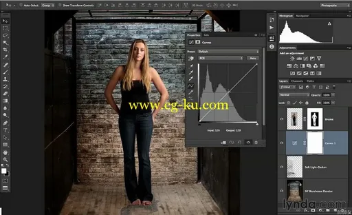 Lynda - Portrait Project Changing a Studio Background (repost)的图片1