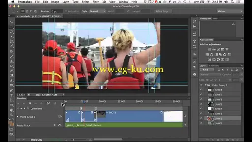 Photoshop CS6Adobe 介绍编辑视频素材的能力的图片1