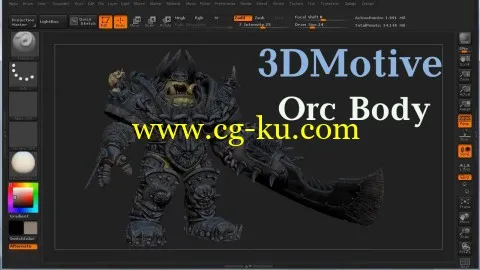 ZBrush兽人身体制作视频教程1-5季集合的图片1