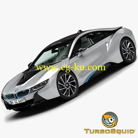 Turbosquid 宝马 i8 2015 Max Vray的图片1