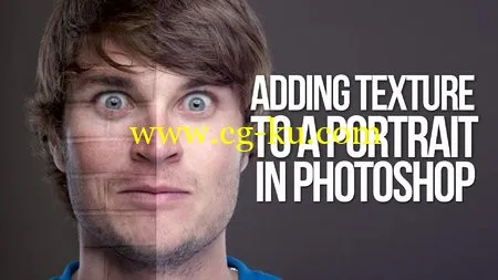 将纹理添加到在 Photoshop-伟大的技术中的一幅肖像的图片1