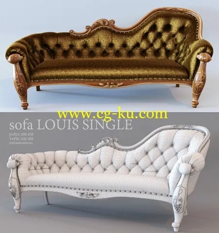 sofa LOUIS SINGLE的图片1