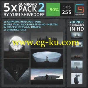 Gumroad - 5x pack 2 by Yuri Shwedoff的图片1