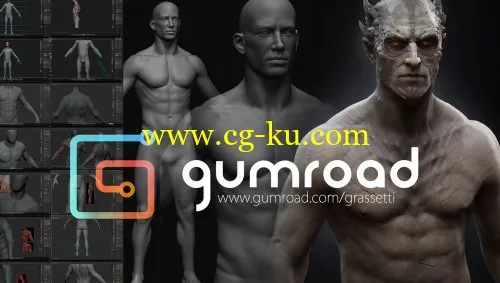 ZBrush人物的解剖结构和设计教程的图片1