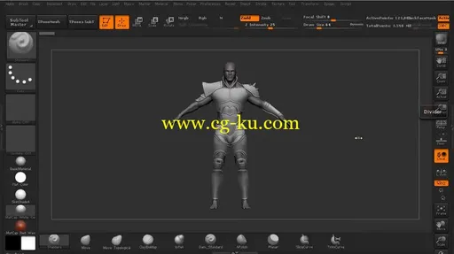 ZBrush和3ds Max打造铠甲教程的图片1