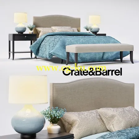 Set Colette Crate & Barreldlya bedrooms的图片1