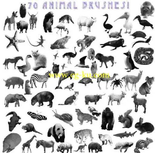 70款动物笔刷的图片1