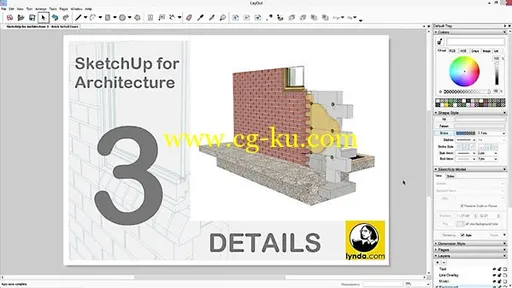 Lynda – SketchUp for ArchitectureDetails的图片1