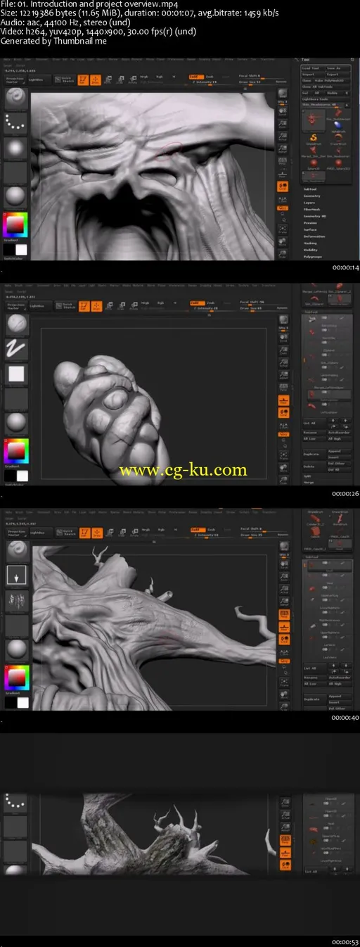 ZBrush创建一个树怪的图片1