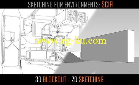 Gumroad - Sketching Environments SCIFI:01 By John J. Park的图片1