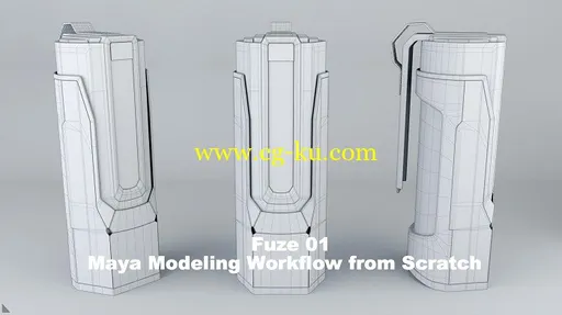 Gumroad – Fuze 01 – Maya Modeling Workflow from Scratch的图片1