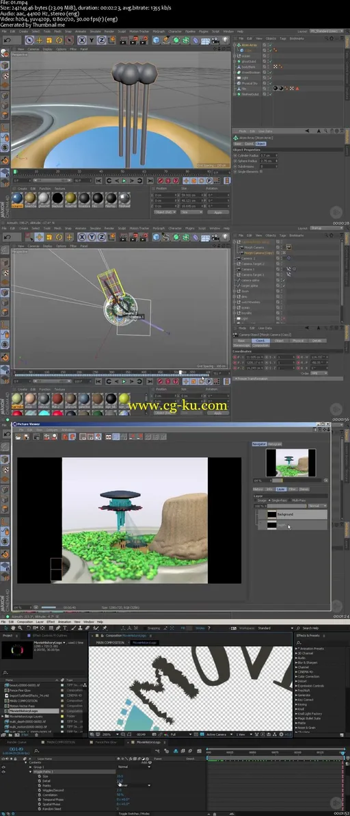 Building a Pop-up Style Broadcast Opener in CINEMA 4D and After Effects的图片2