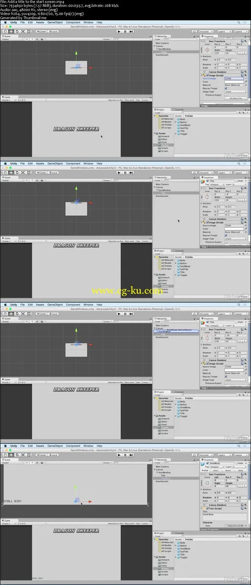 Unity 5 2D Advanced UI的图片2