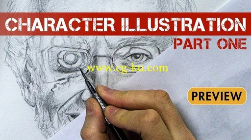 Stan Winston School – Portrait Illustration Part 1Pencil Drawing Techniques的图片1